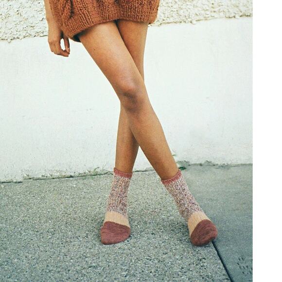 Hansel from Basel Pixie Dapple Crew Socks Toffee Womens Sizes 6-9.5 NWT - Picture 3 of 12